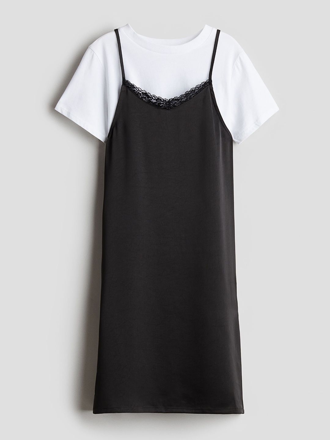 

H&M Girls 2-Pcs Top & Dress Set, Black