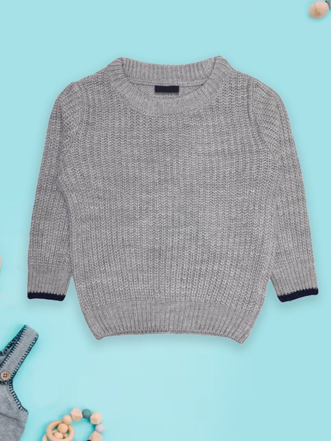 

CHKOKKO Boys Woollen Pullover, Grey