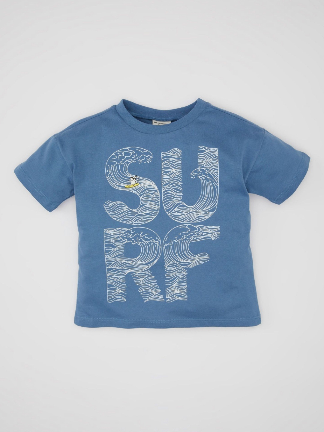 

DeFacto Boys Printed Applique Cotton T-shirt, Na