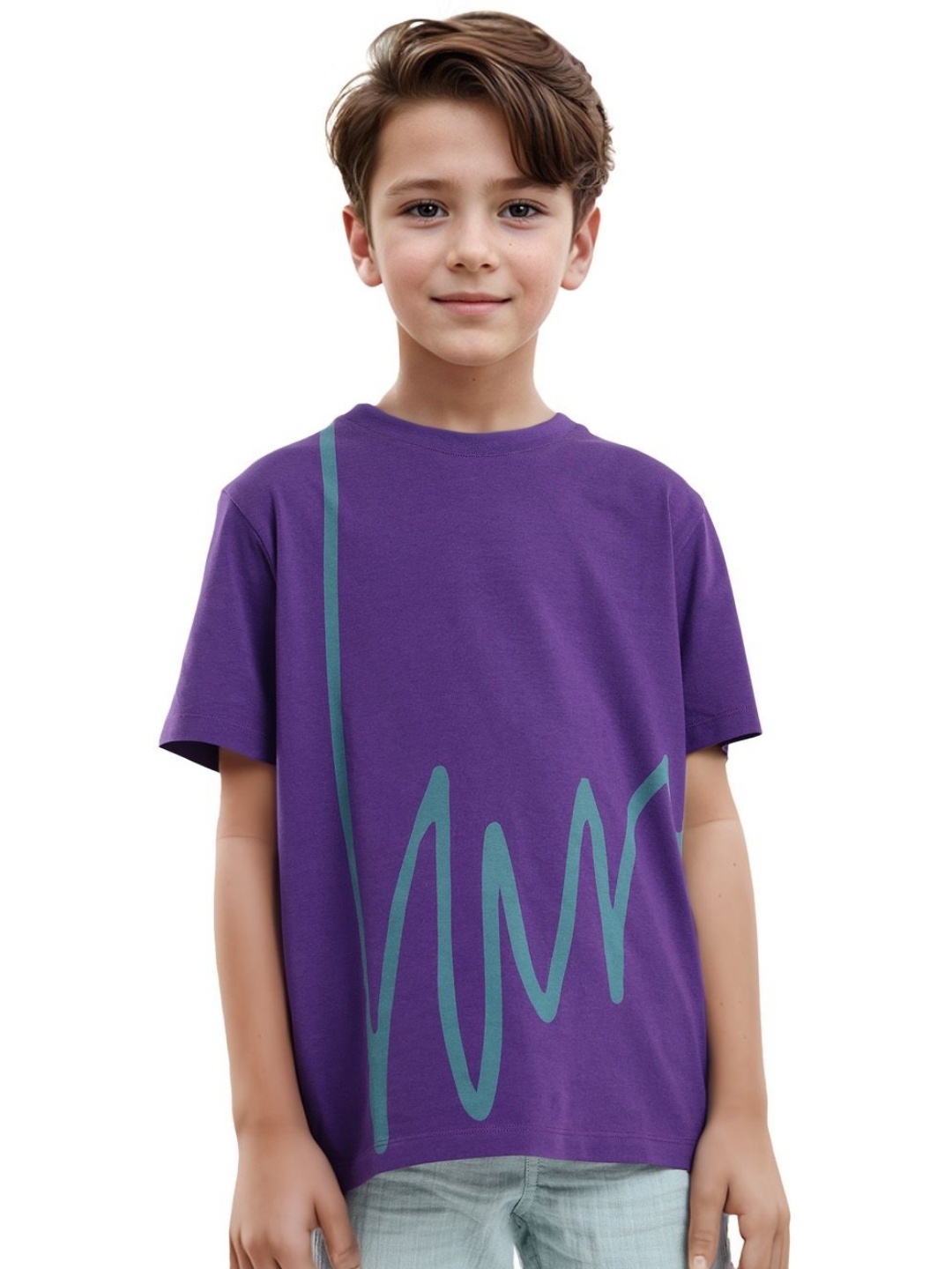 

Rare Ones Boys Graphic Print T-Shirt, Purple