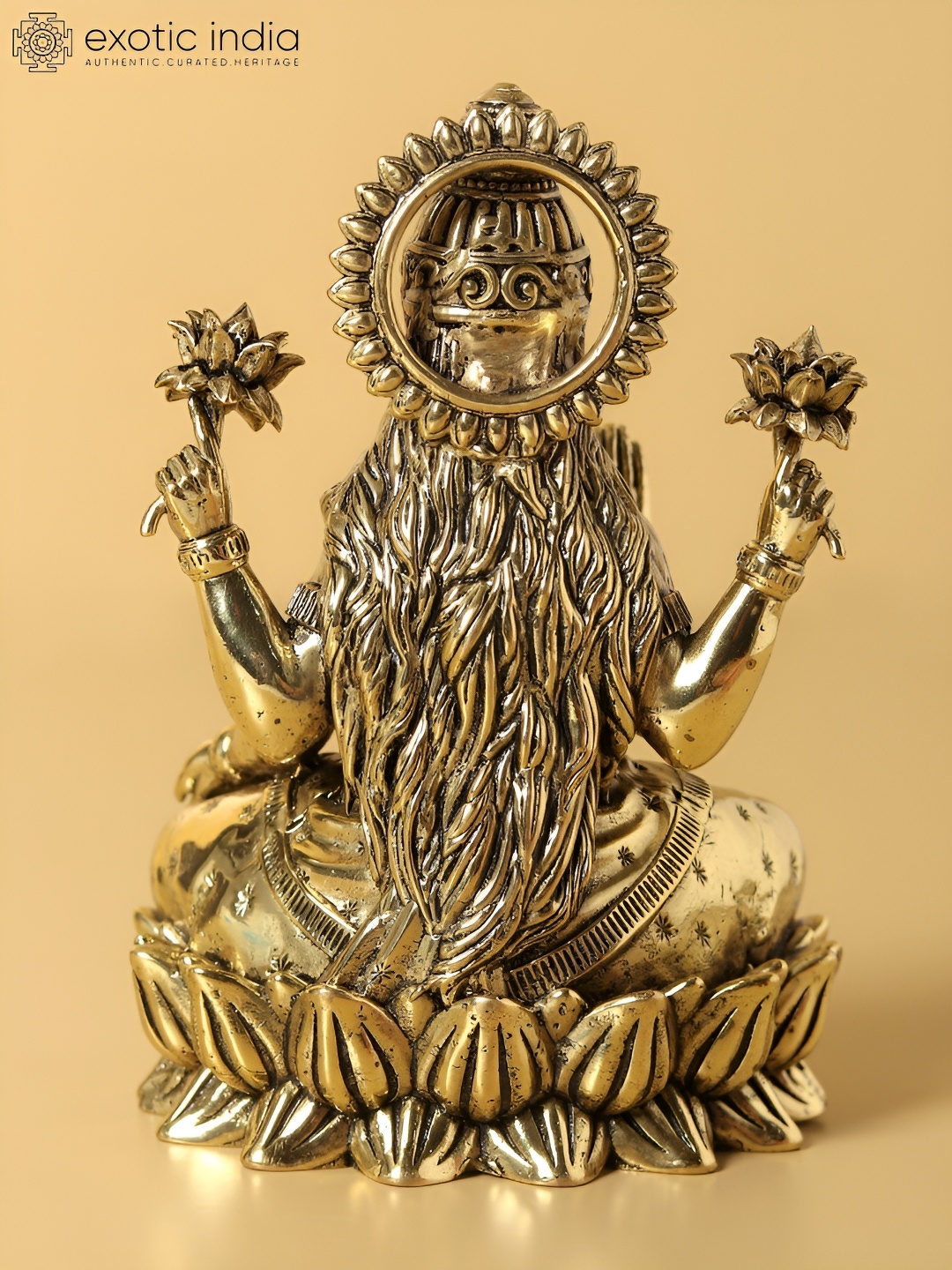 

Exotic India Gold-Toned Religious Idol Showpiece