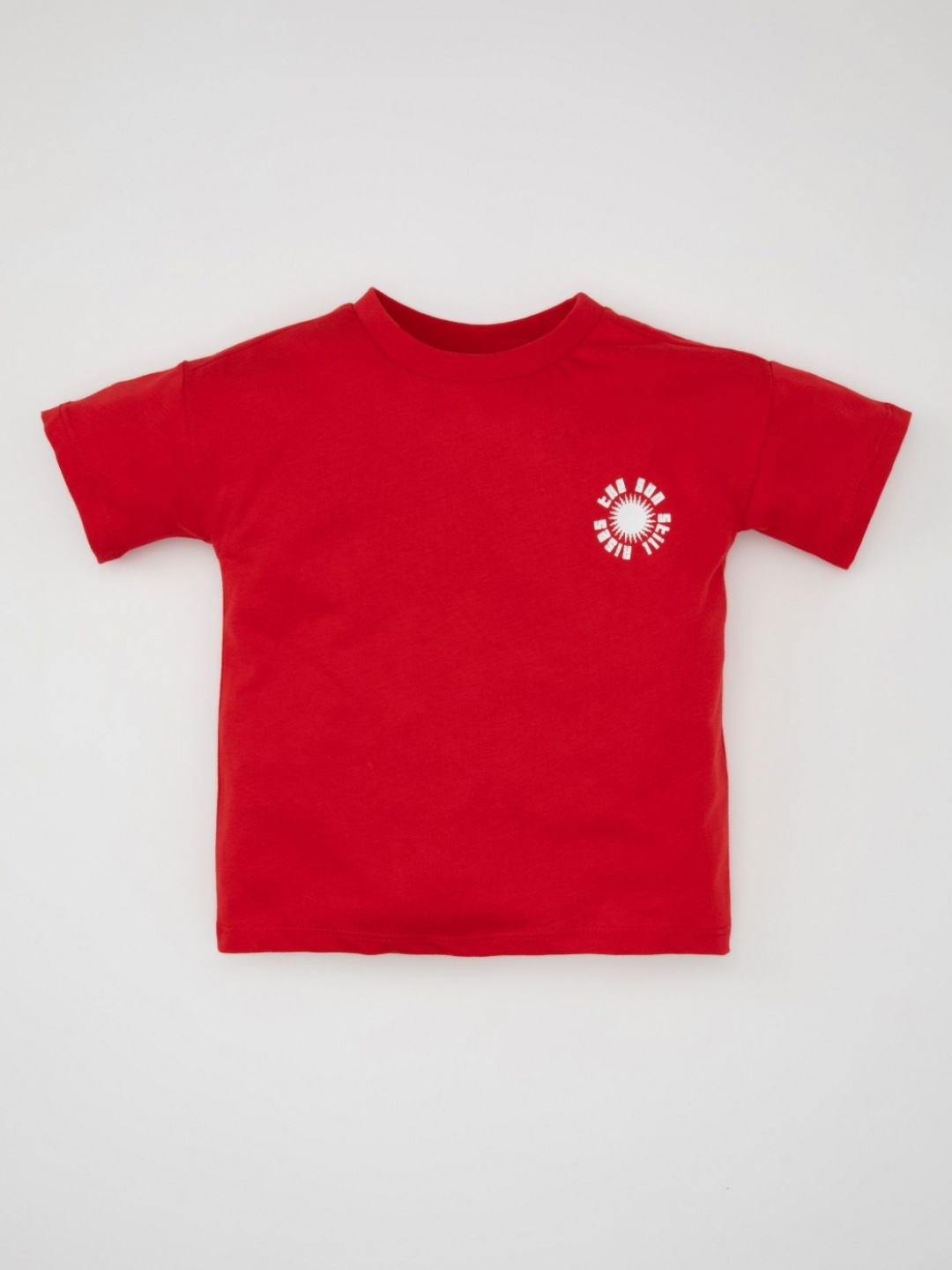 

DeFacto Boys Colourblocked Applique T-shirt, Na