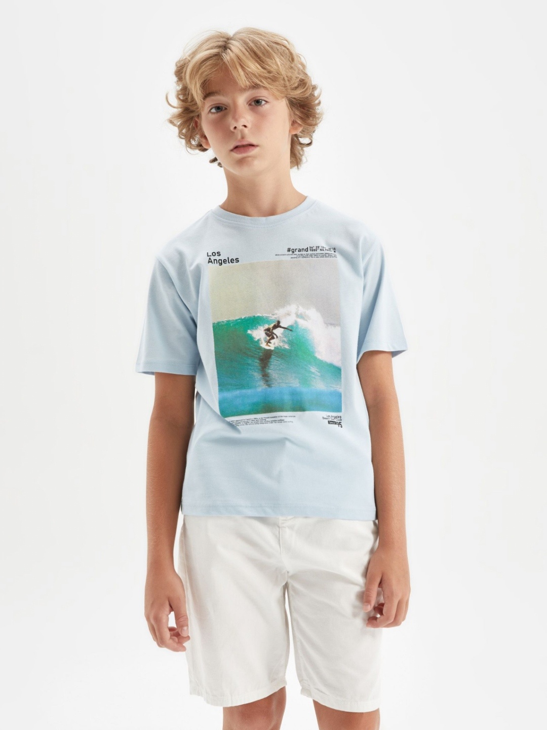 

DeFacto Boys Printed Applique T-shirt, Na