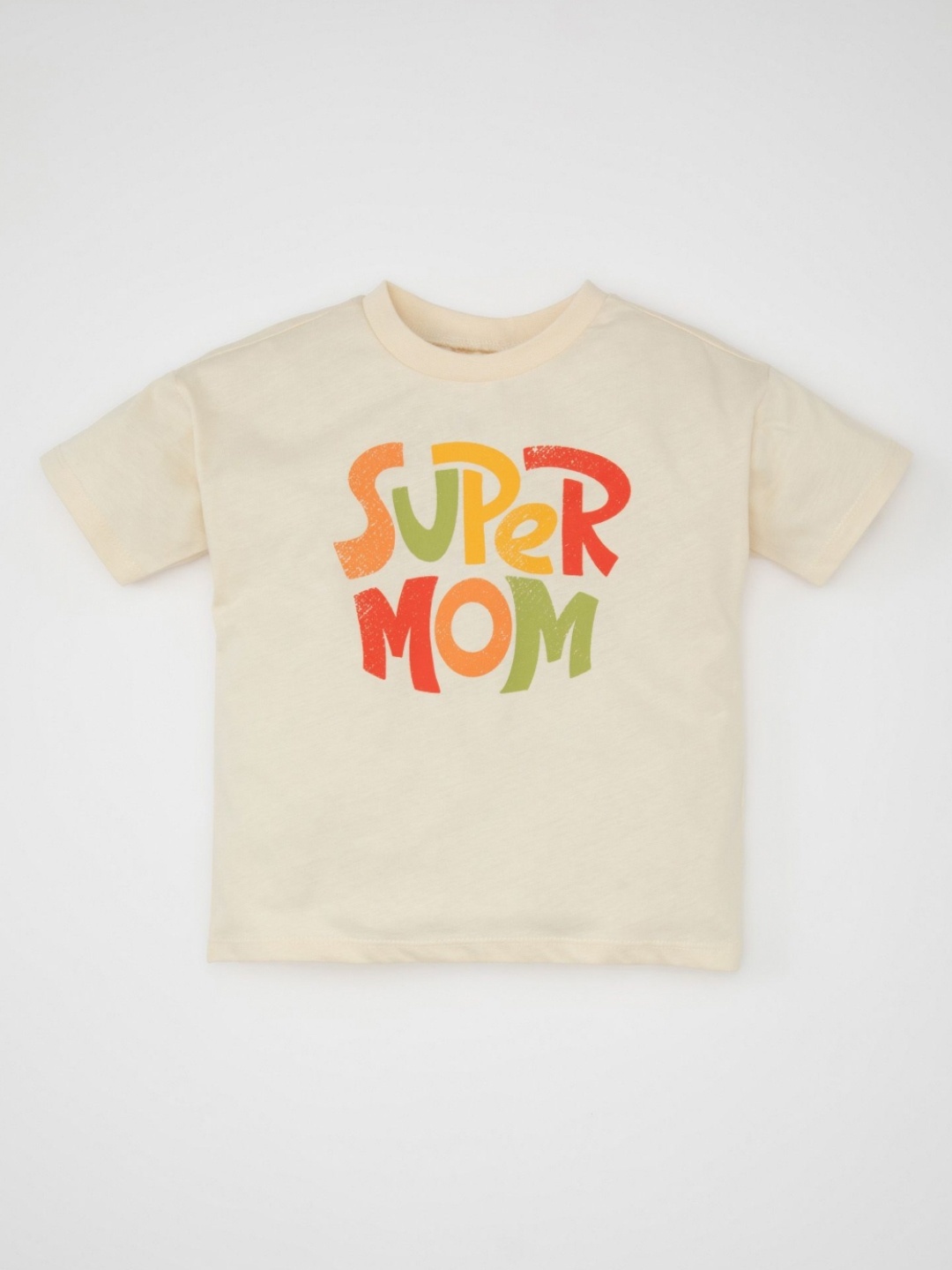 

DeFacto Boys Typography Printed Applique Cotton T-shirt, Na