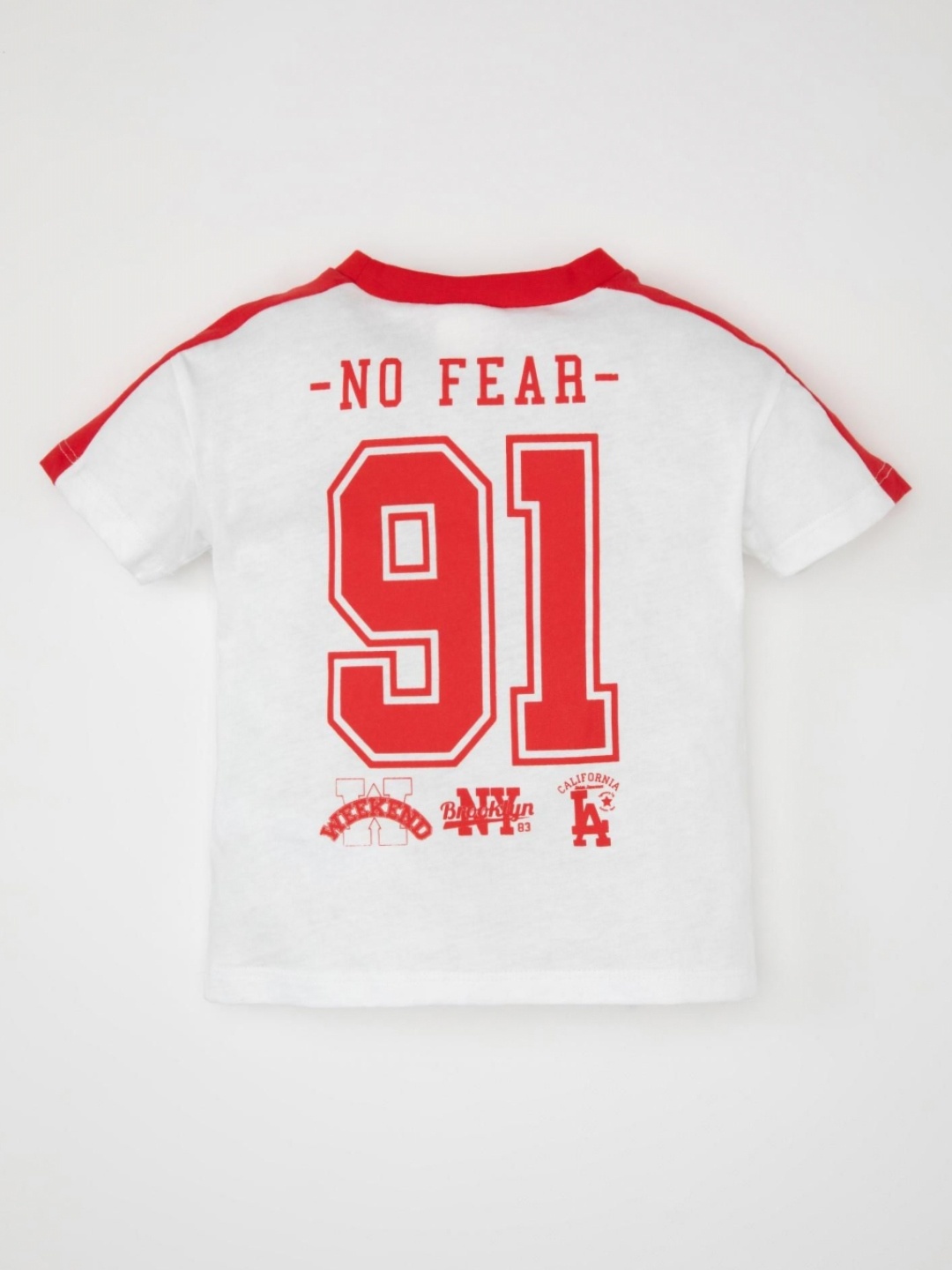 

DeFacto Boys Cotton Round Neck T-shirt, White