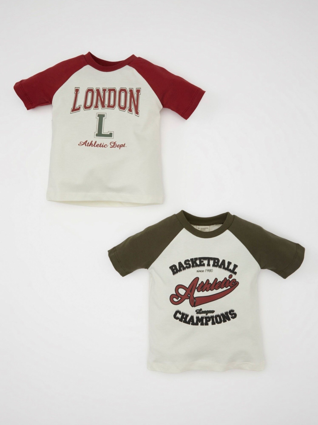

DeFacto Boys Typography Printed Round Neck Cotton T-shirt, White