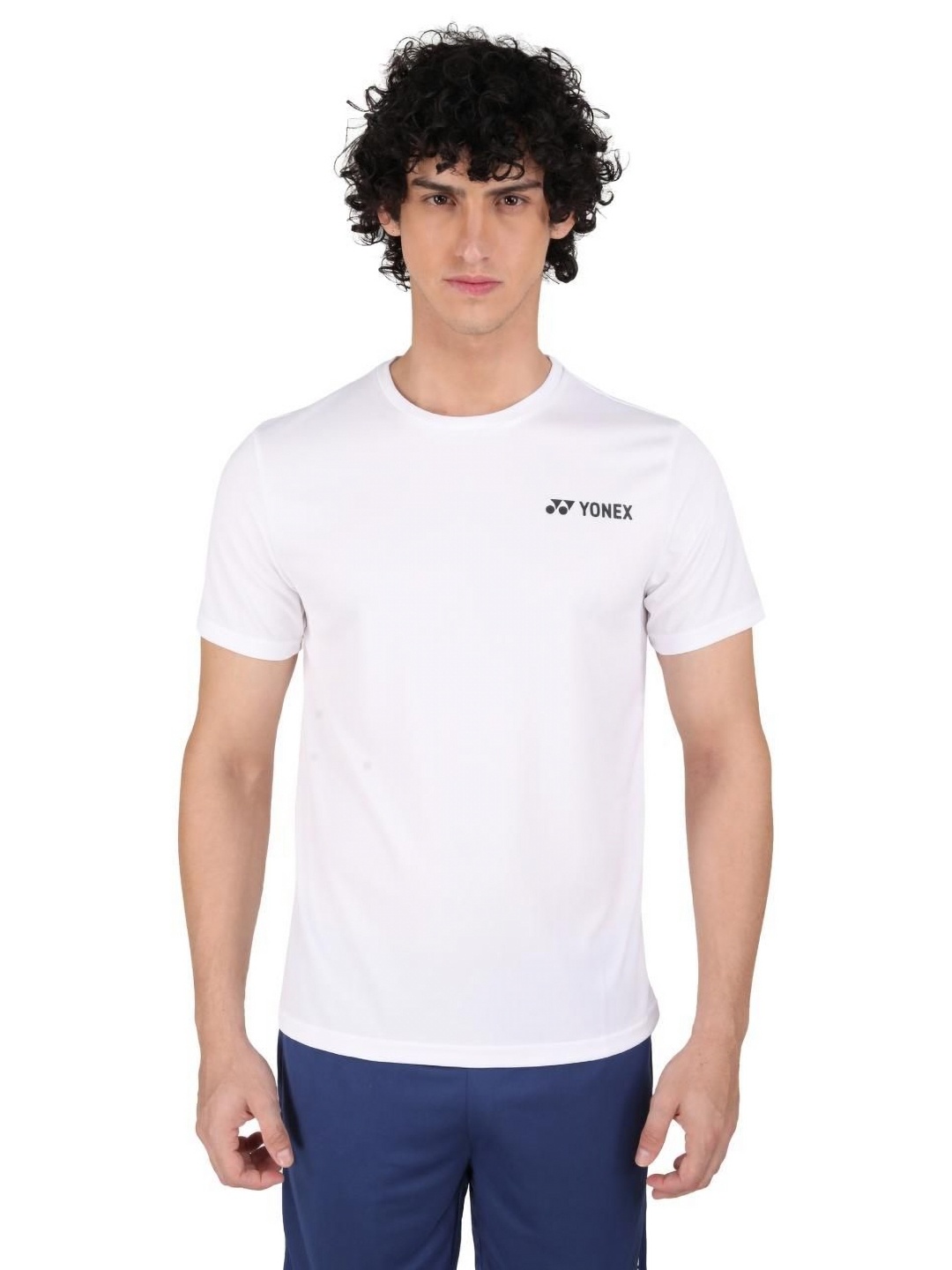 

YONEX Men Graphic Printed Round Neck Tshirt, White