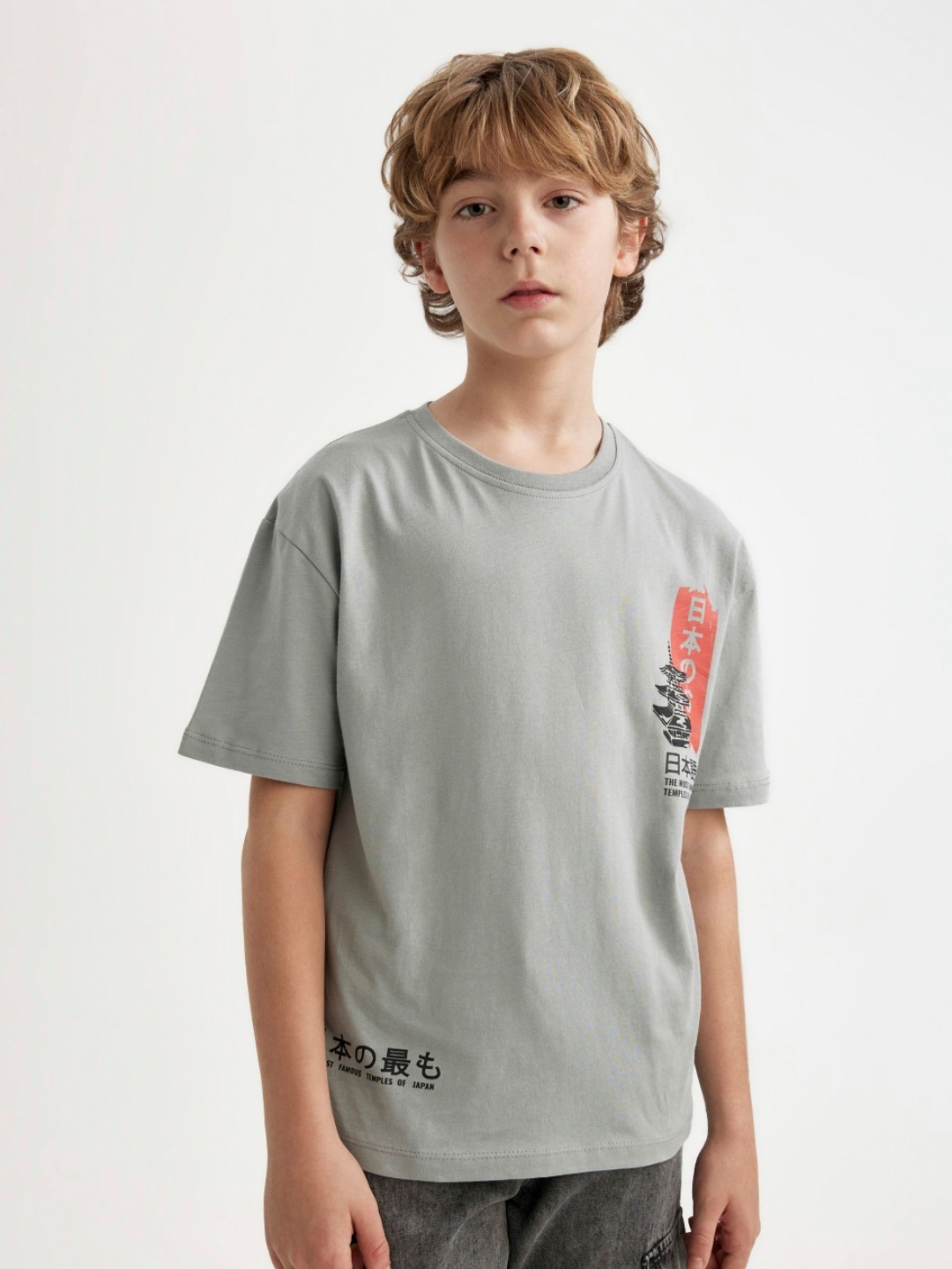 

DeFacto Boys Applique T-shirt, Na