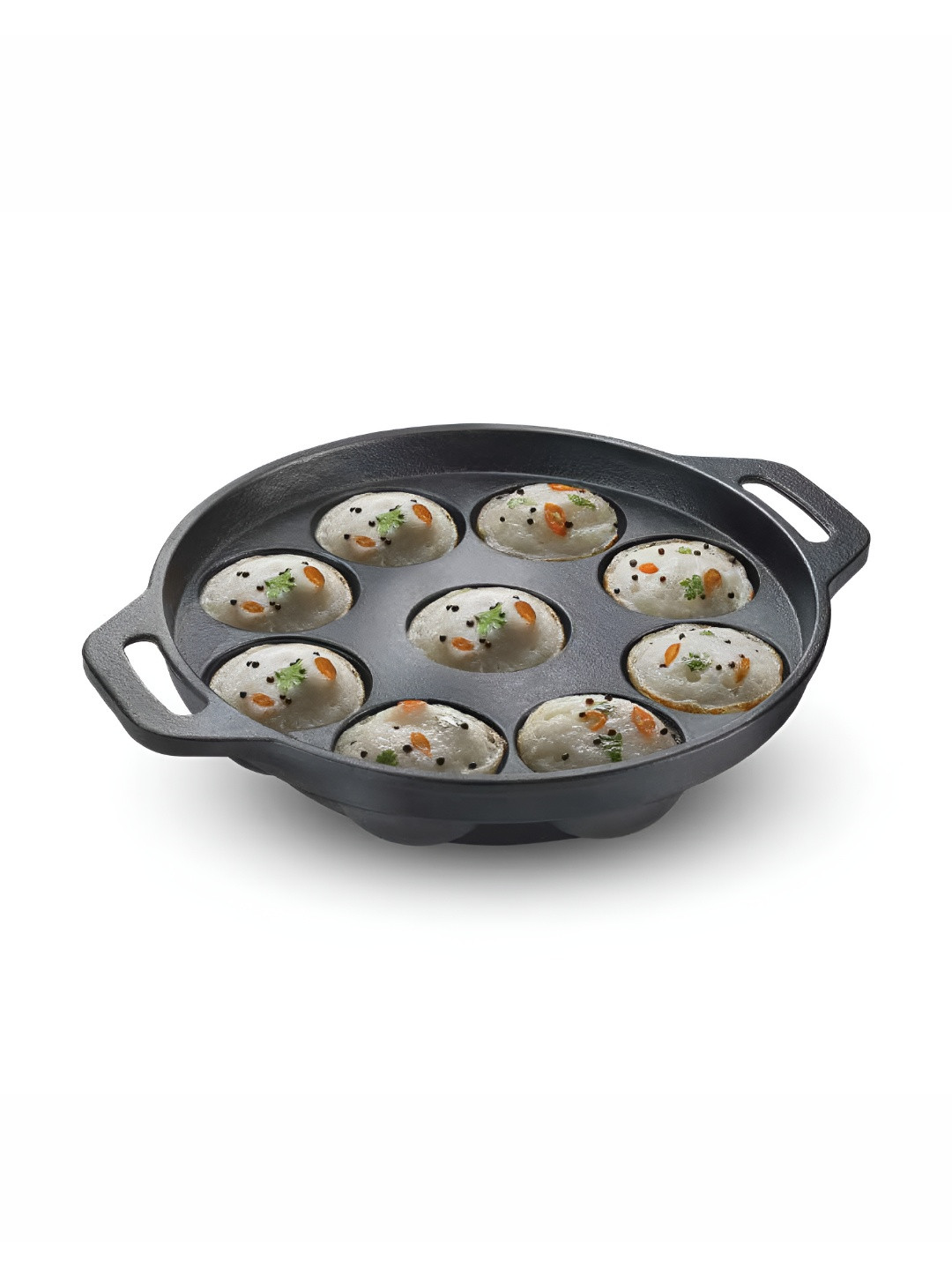 

Prestige Black Paniyarakkal Induction Base Cast Iron Appam Patra