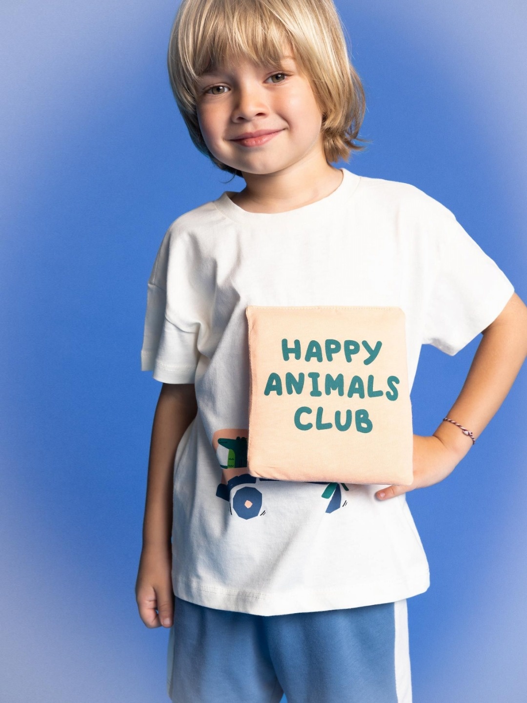 

DeFacto Boys Typography Printed Round Neck Cotton T-shirt, White