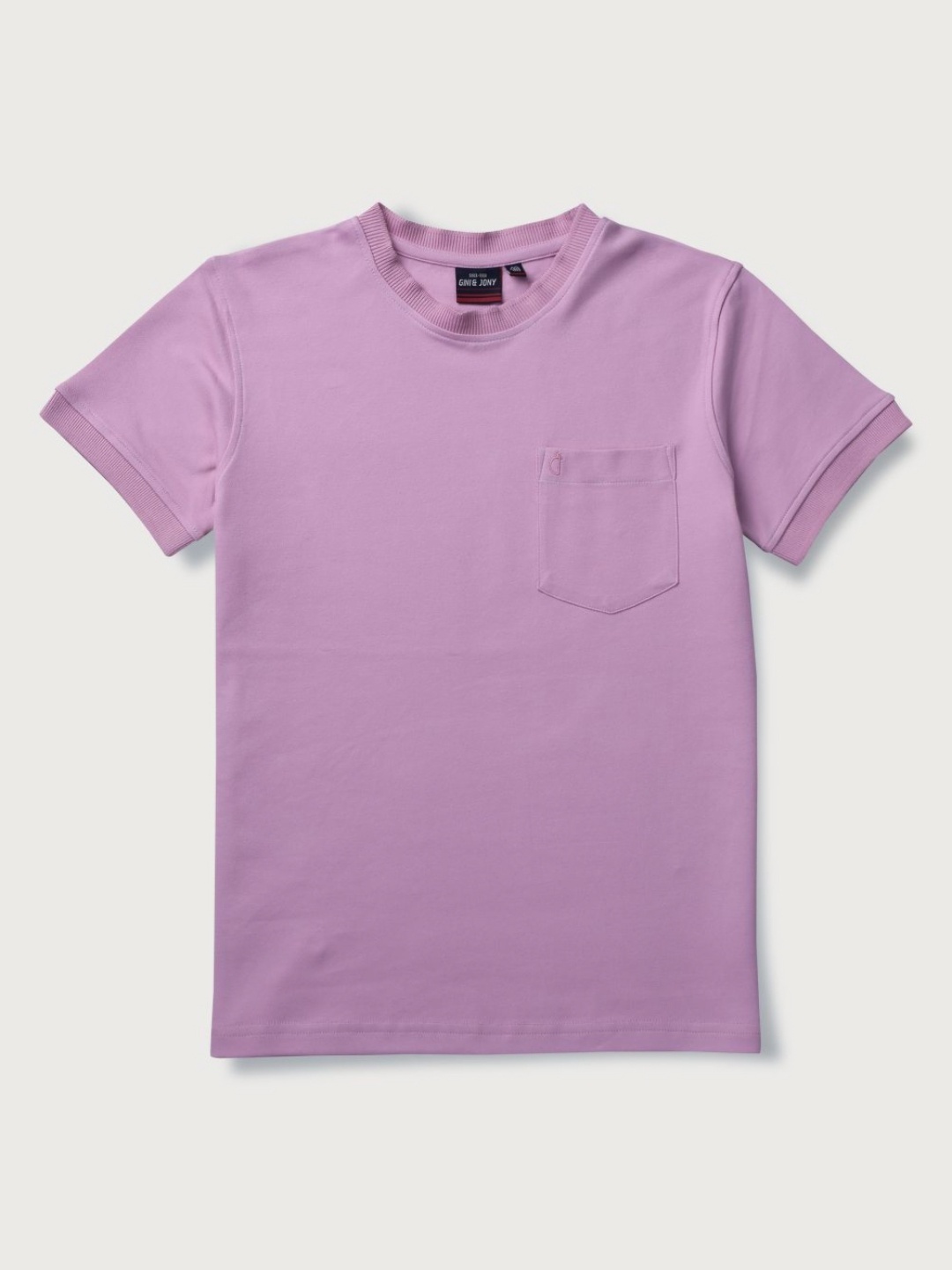 

Gini and Jony Boys Solid Round Neck Cotton T-shirt, Purple