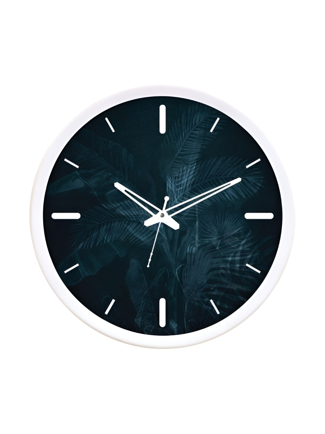 

RANDOM Printed Round Shaped Sweep Silent Movement Contemporary Wall Clock, White