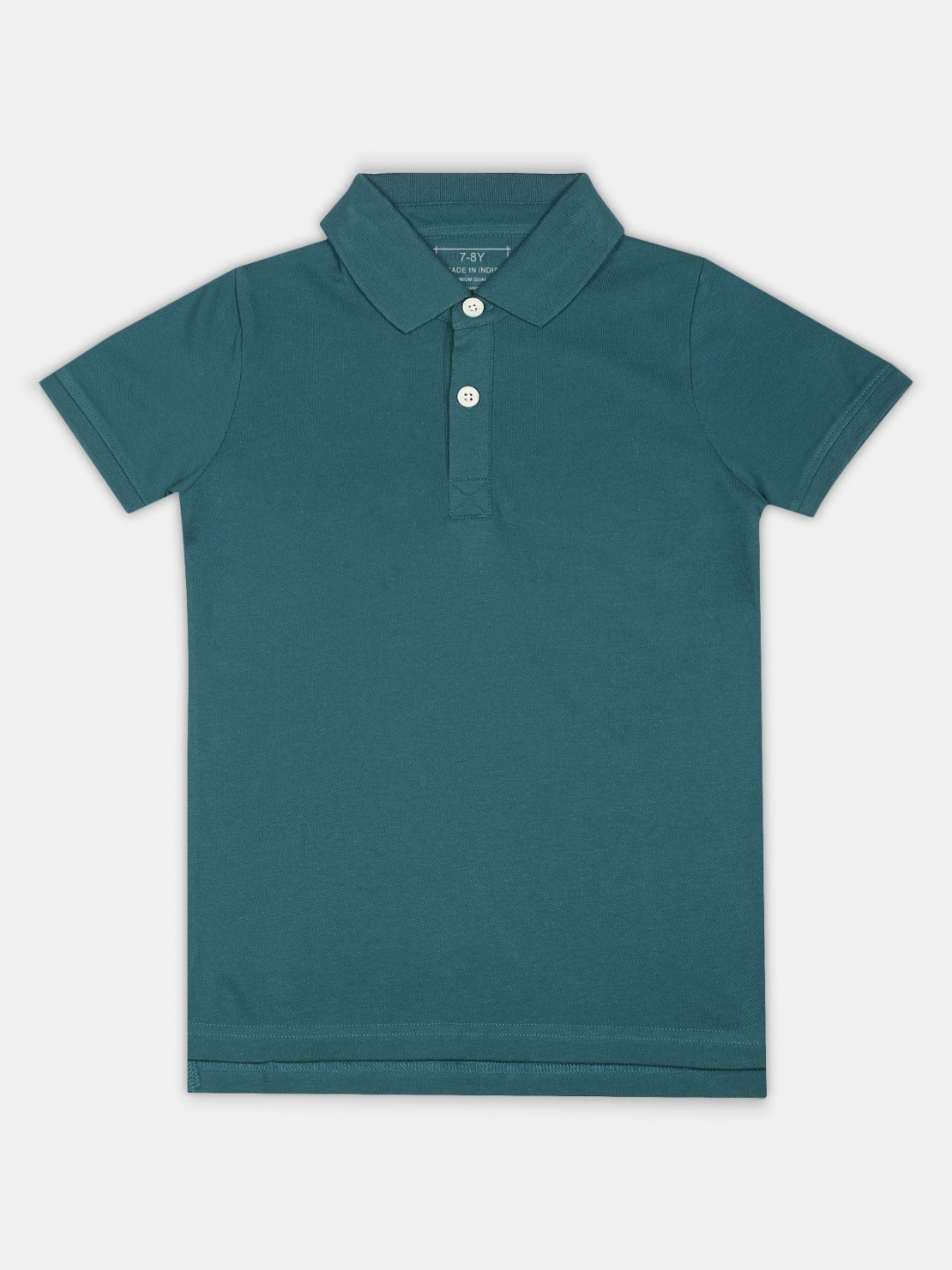

SHARKTRIBE Boys Solid Polo Collar Cotton T-shirt, Blue