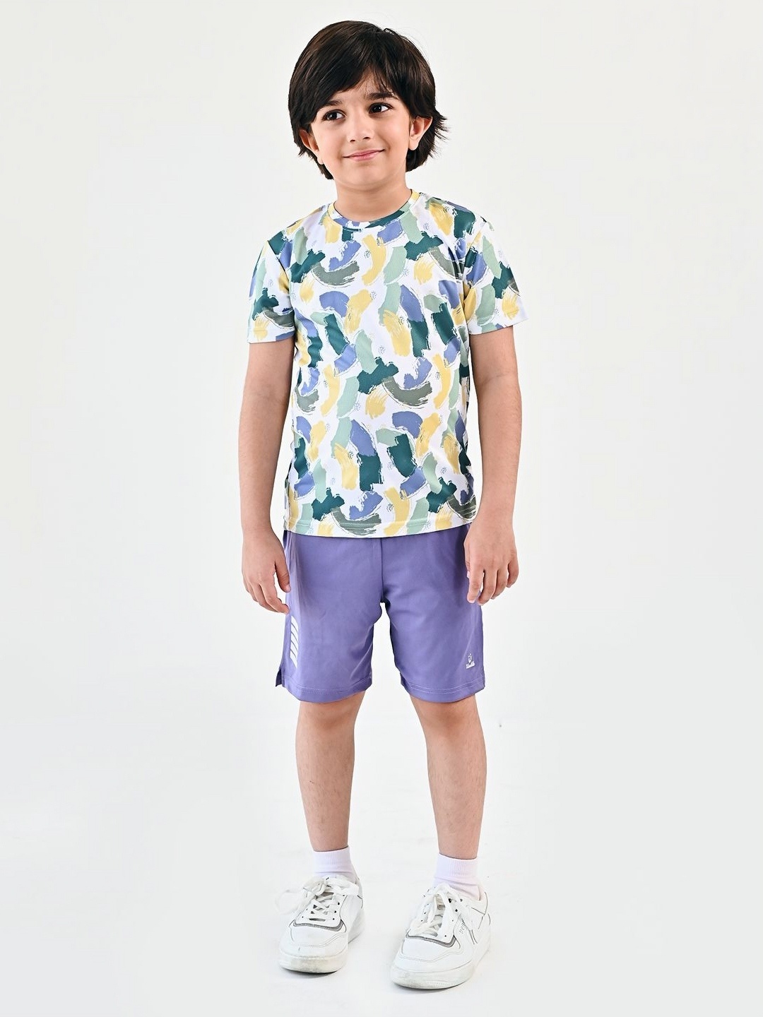 

UMILDO Boys Graphic Printed Round Neck T-shirt, White