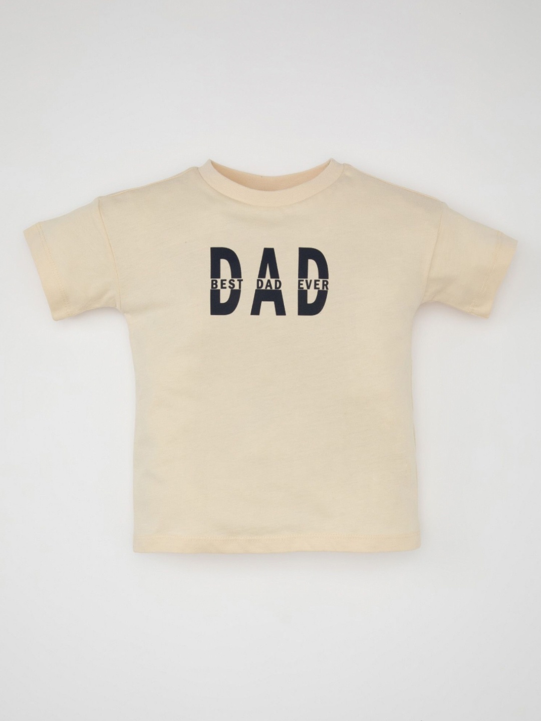 

DeFacto Boys Typography Printed Henley Neck Applique T-shirt, Na