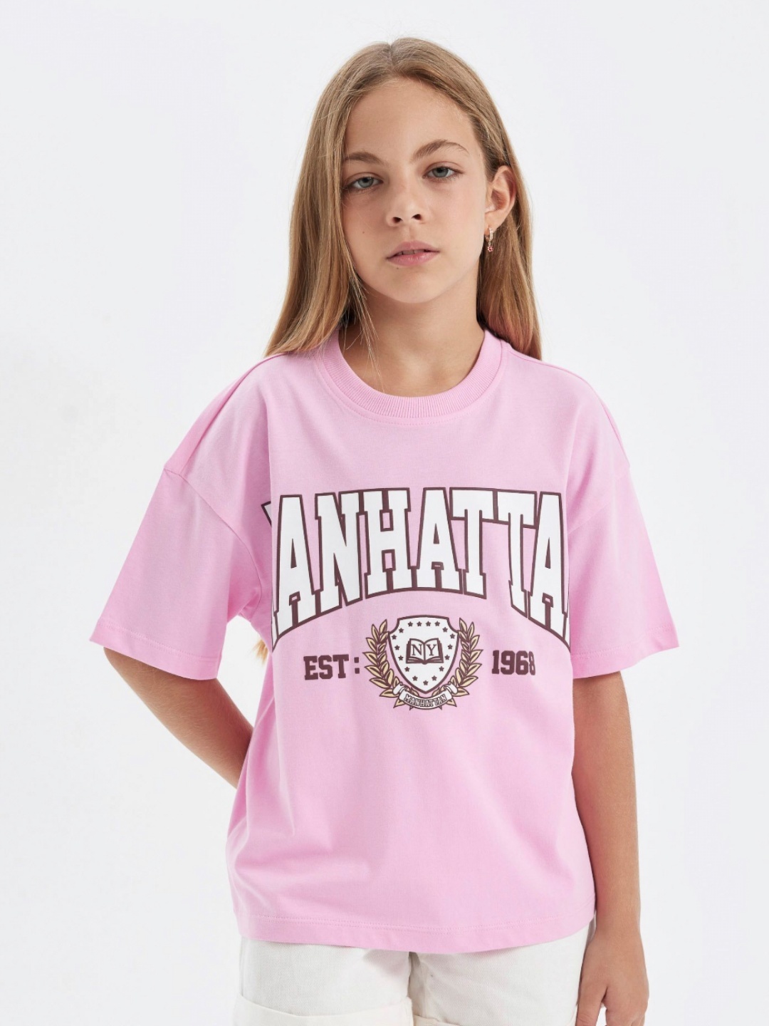 

DeFacto Girls Printed T-shirt, Na