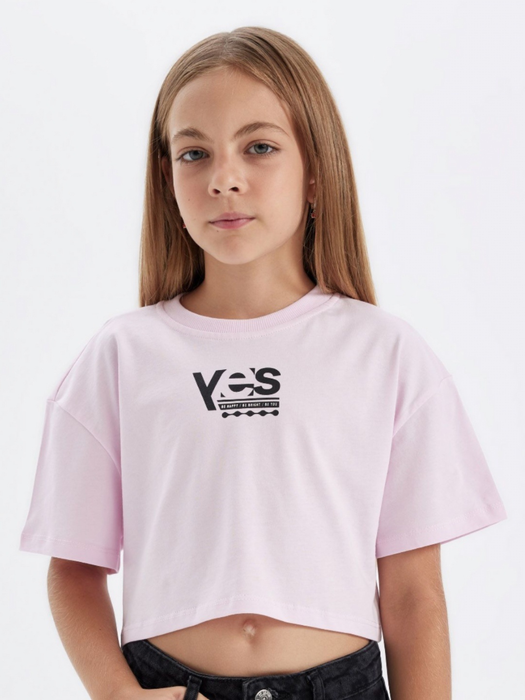 

DeFacto Girls Typography T-shirt, Na