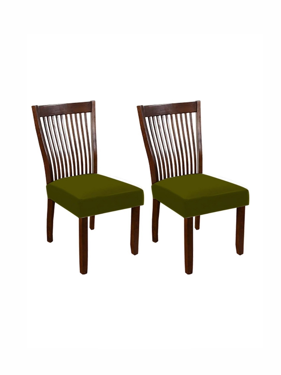 

Lazi Olive Green 2 Pieces 200GSM Stretchable Chair Covers