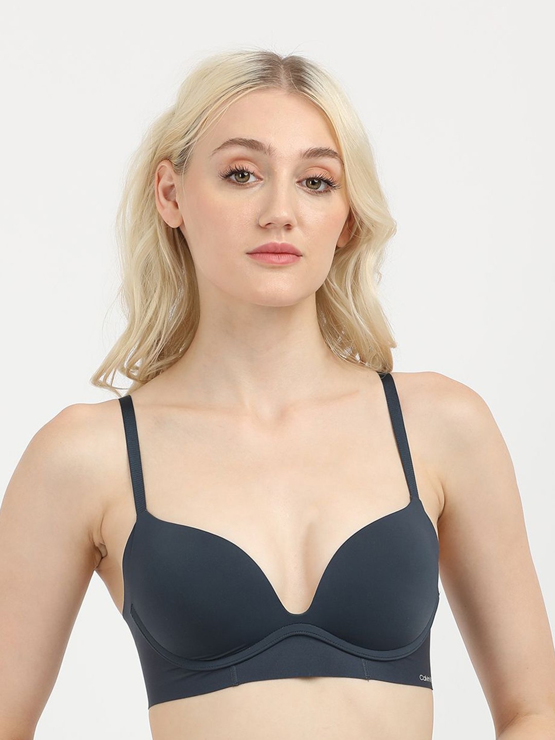 

Calvin Klein Underwear Bra Medium Coverage Lightly Padded, Navy blue