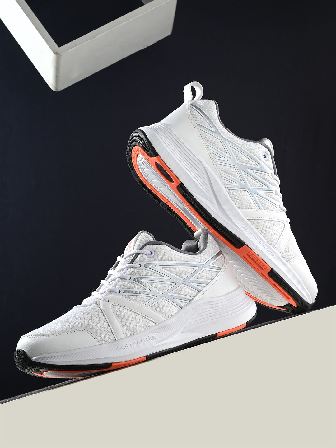 

OFF LIMITS Men Mesh Running Non-Marking Shoes, White
