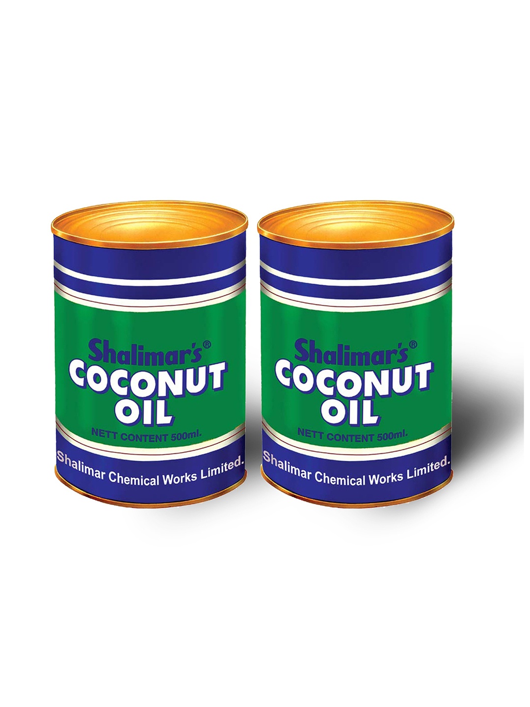 

SHALIMAR'S Set Of 2 Coconut Oil -500ml Each, White