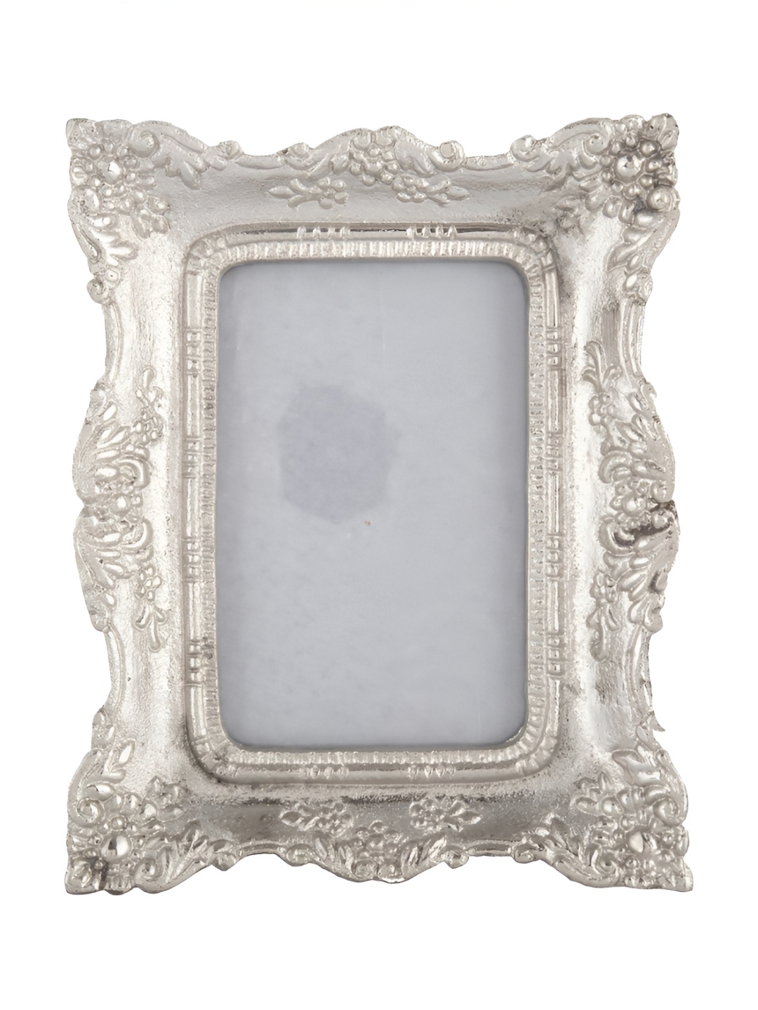 

House of Sajja Silver-Toned Metal Table Photo Frames