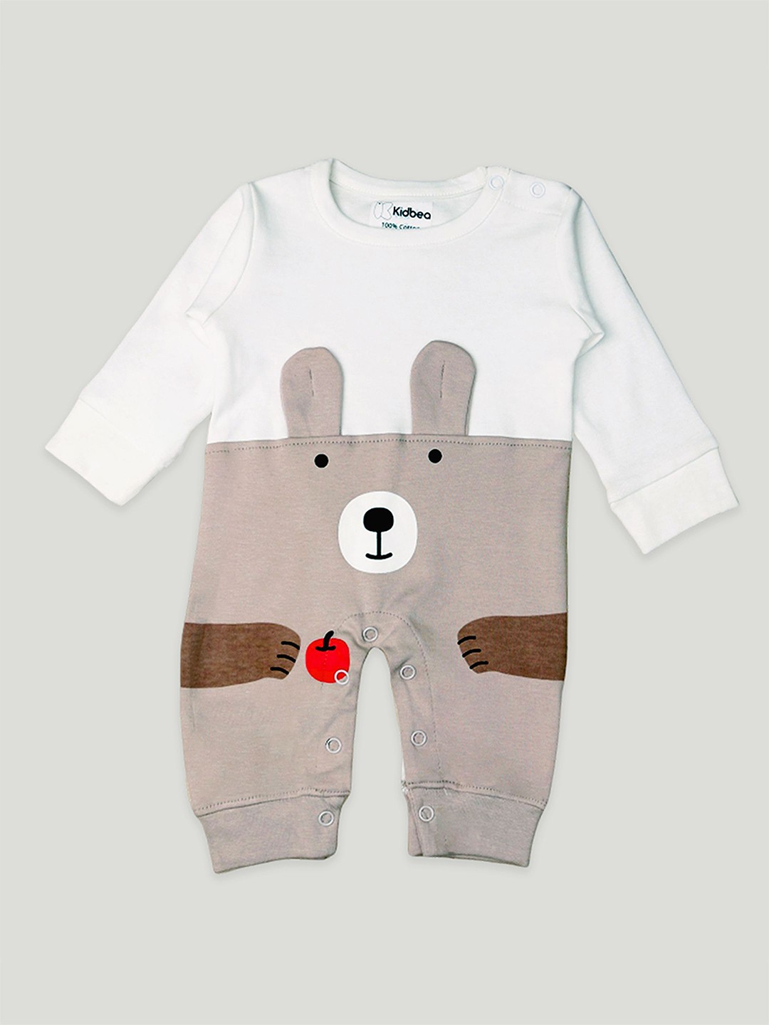 

Kidbea Infants Organic Cotton Romper, Brown
