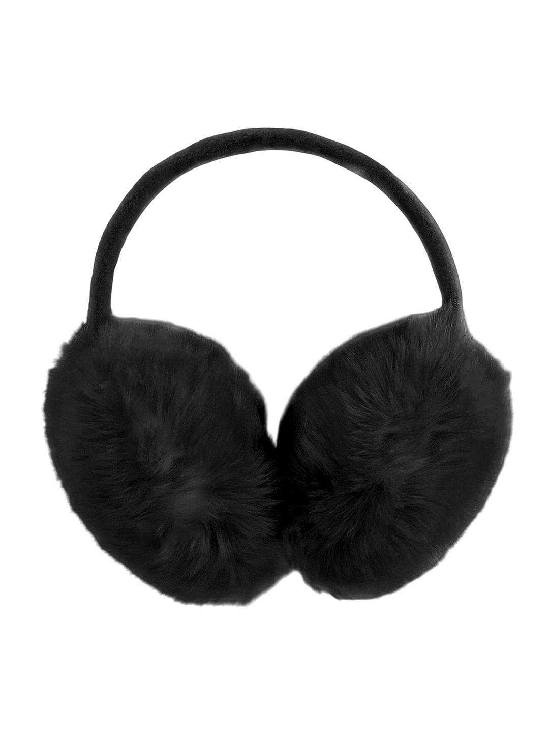 

SYGA Kids Cold Protection Chill Wrap Fur Earmuffs Headband, Black