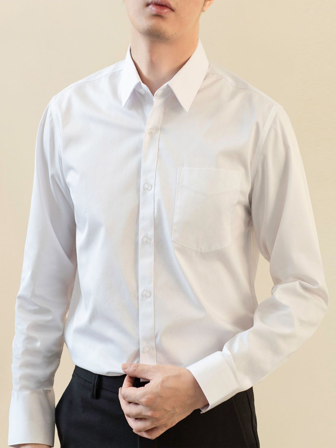 

StyleCast Men Opaque Casual Shirt, White