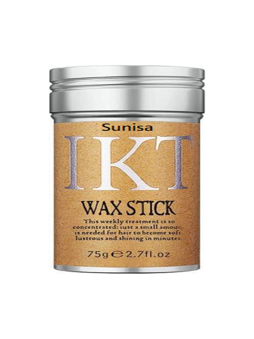 

SUNISA IKT 24Hr Lasting Hair Styling Wax Stick With Avocado & Beeswax-75g, Transparent