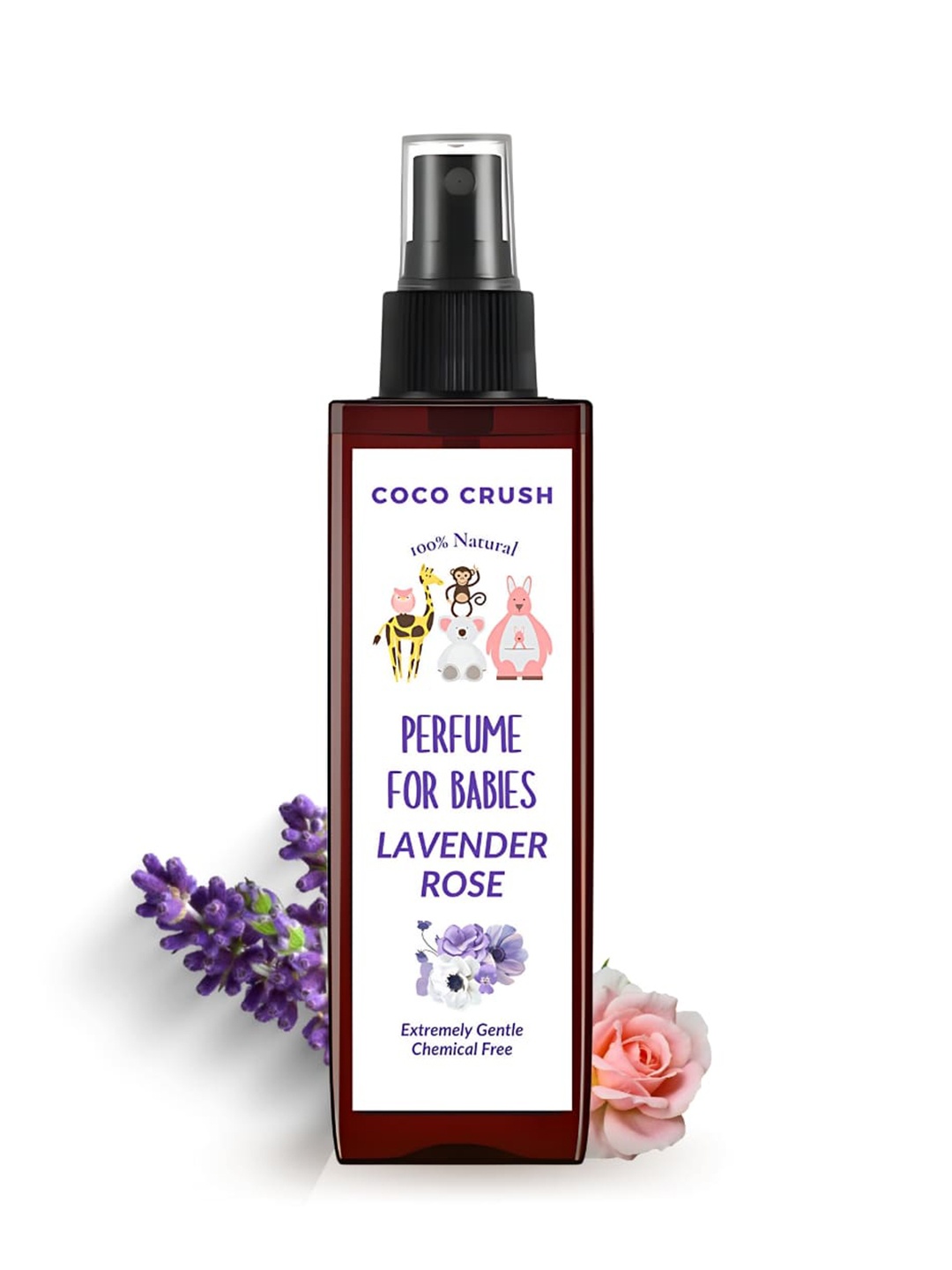 

Coco Crush Rose Lavender Gentle Perfume-50ml, Transparent
