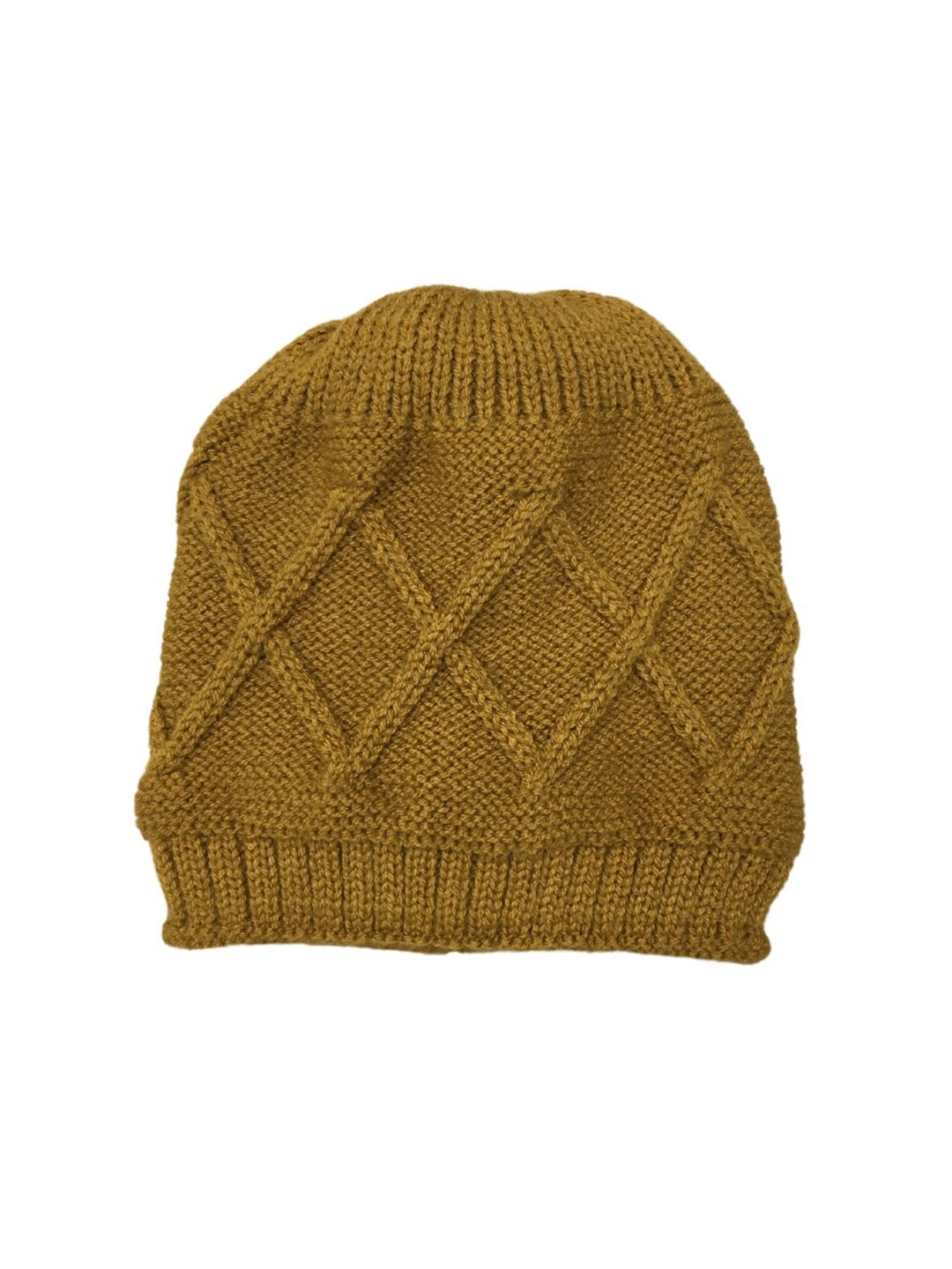 

Gajraj Unisex Self Design Kids Beanie, Mustard