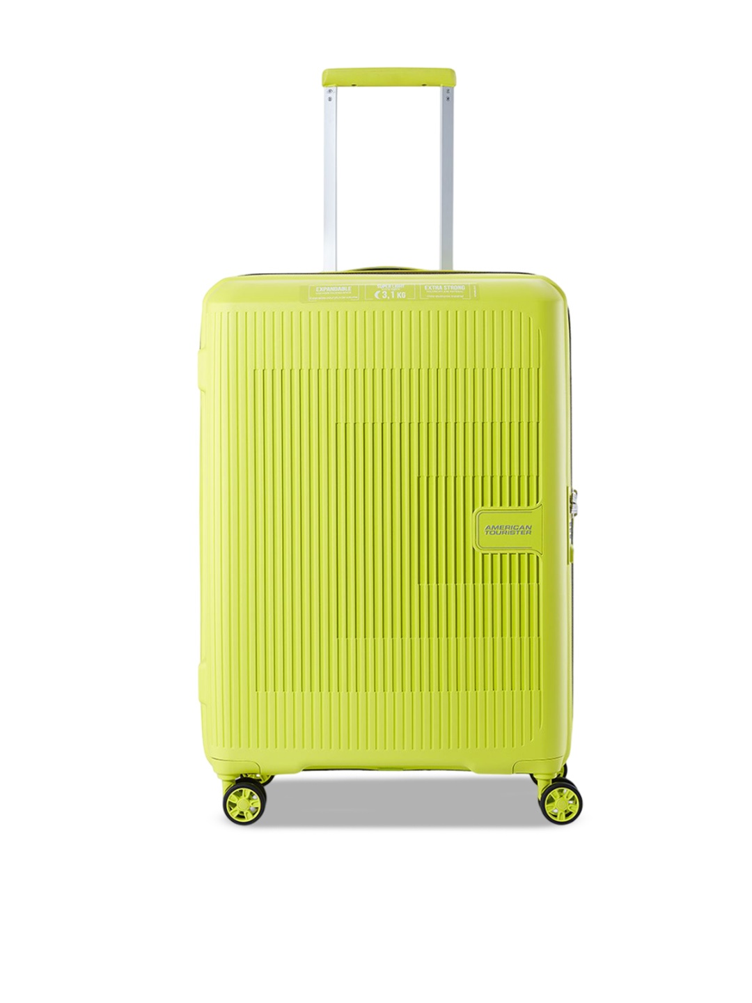 

AMERICAN TOURISTER Aerostep Textured Hard-Sided Trolley Bag, Yellow