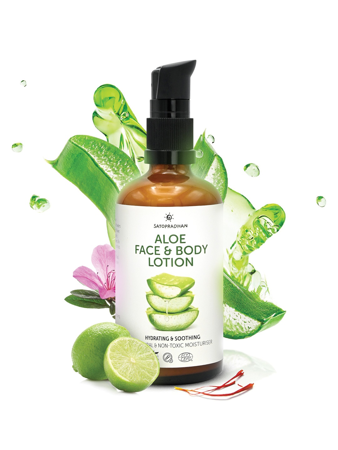 

SATOPRADHAN Aloe Face & Body Lotion For Hydrating & Soothing Skin- 100 ml, White