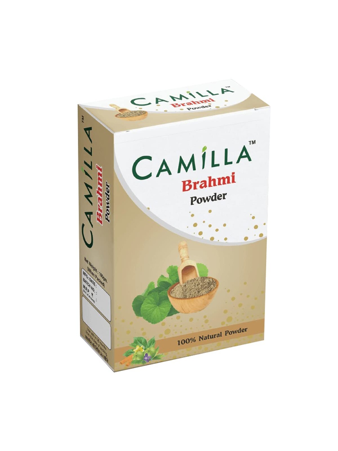 

CAMILLA Brahmi Powder For Hair-100g, Brown