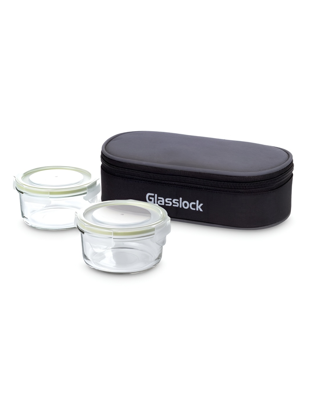 

Glasslock Transparent 2 Pieces Glass Microwave Safe Lunch Box 400ml