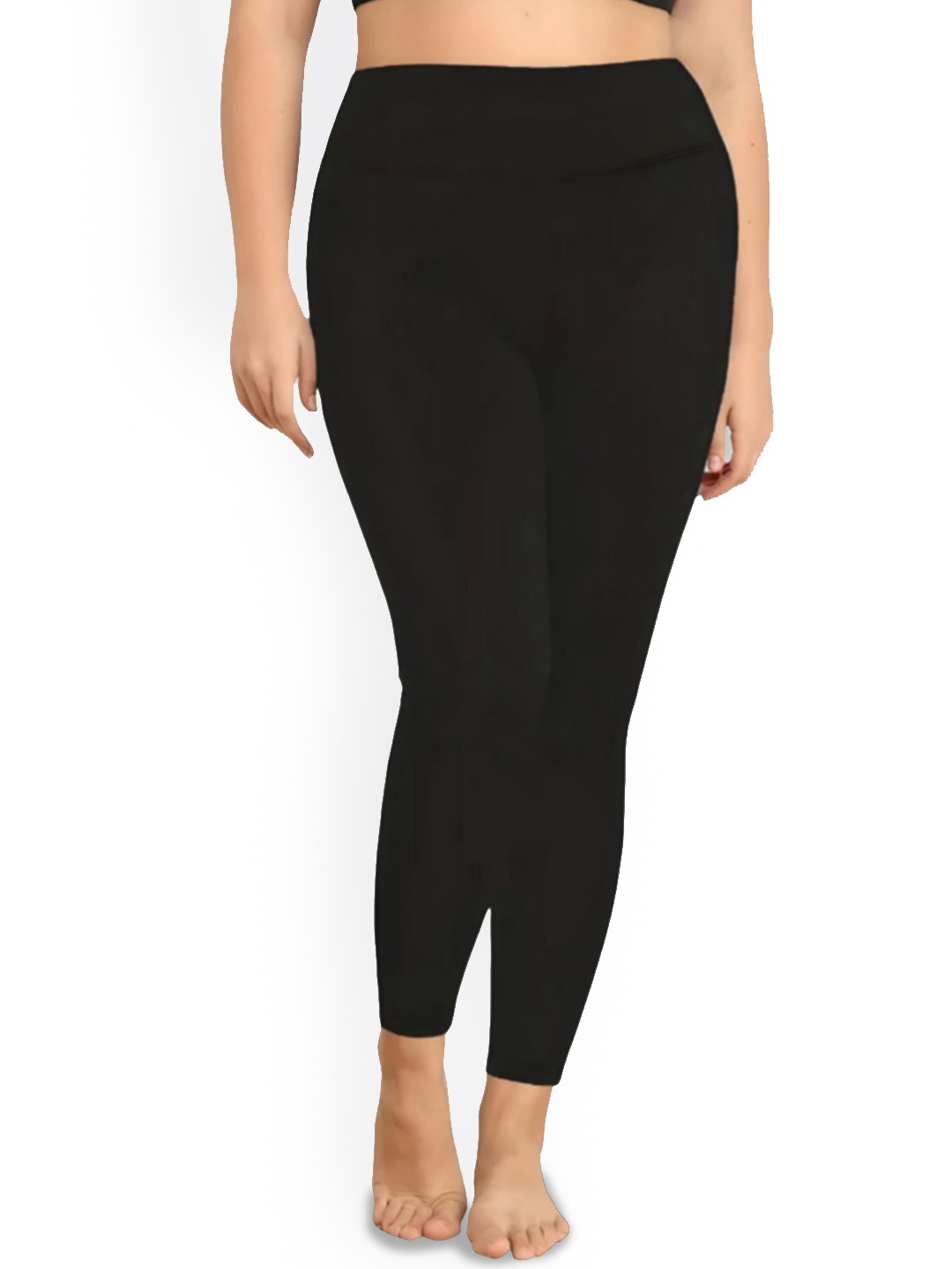

DUNBERRY LONDON Ankle-Length High-Rise Tights, Black