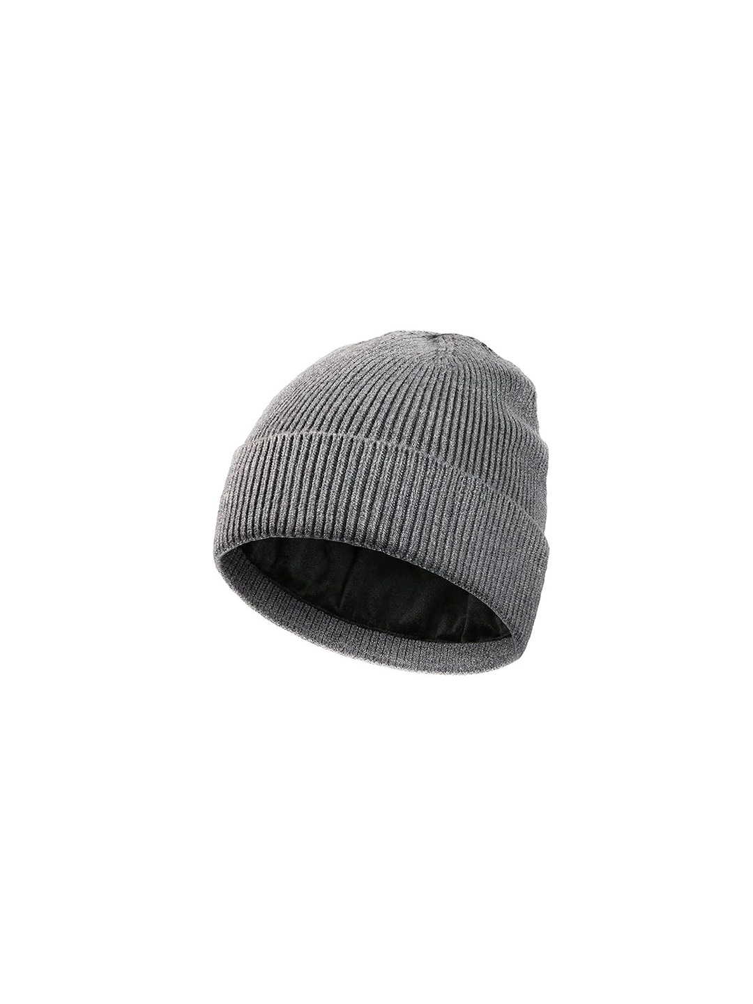 

Gajraj Unisex Self Design Beanie, Grey