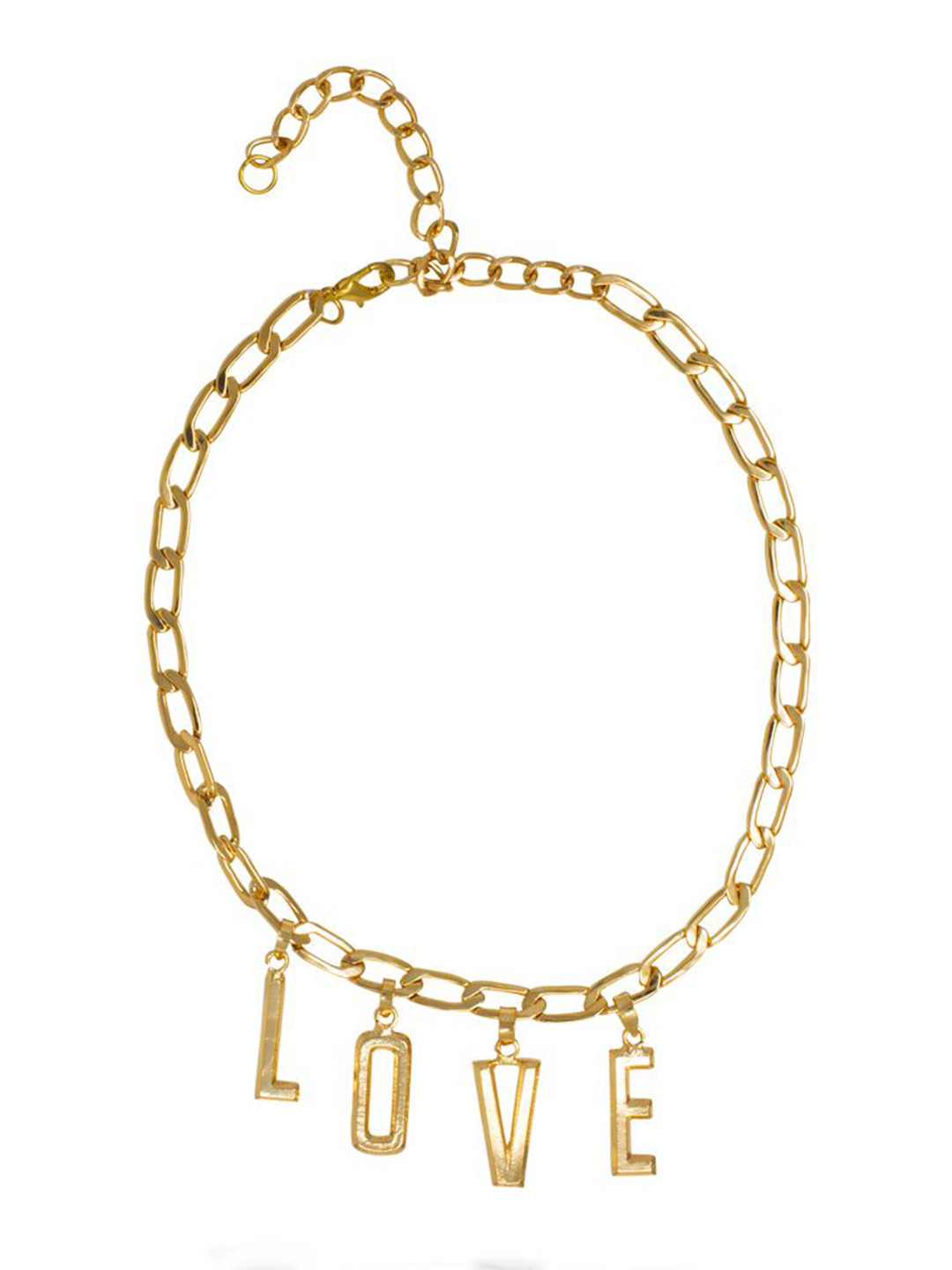 

VALLIYAN BY NITYA Gold-Plated Word Power Love Necklace