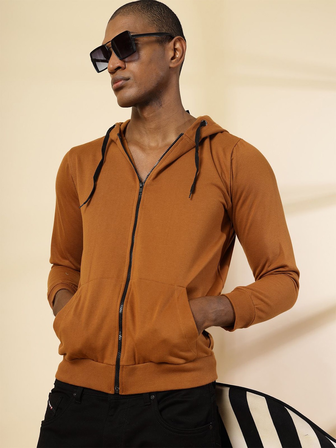 

Rigo Men Fleece Bomber Jacket, Mustard