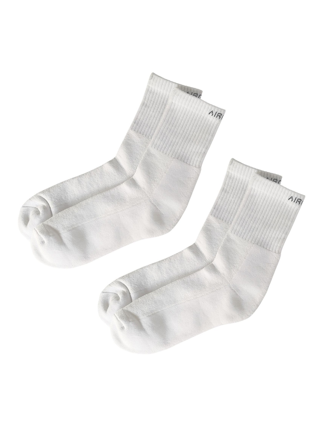 

AIR GARB Pack Of 2 Calf-Length Socks, White