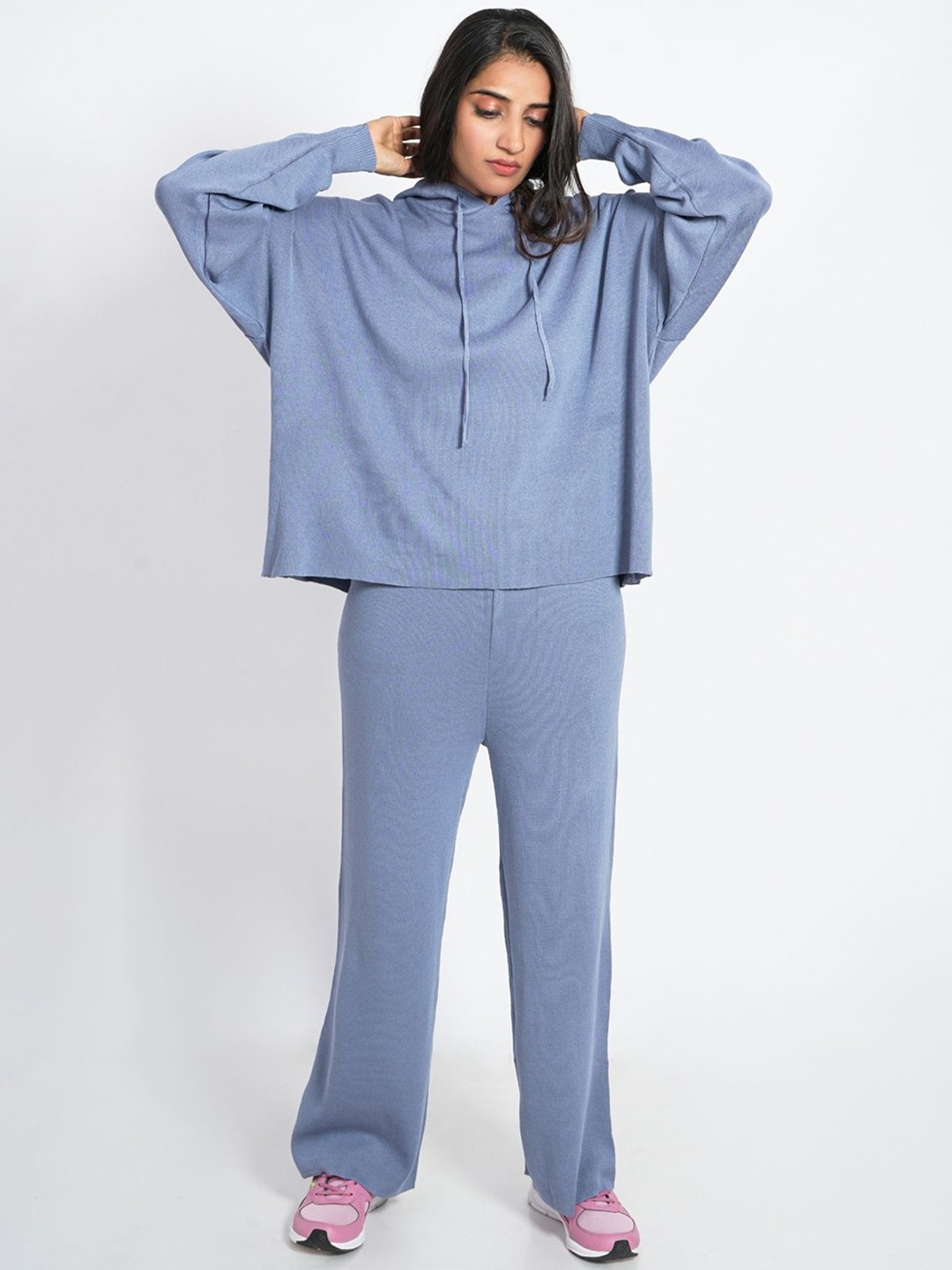 

ANSEE by Addery Hooded Top With Trousers, Lavender