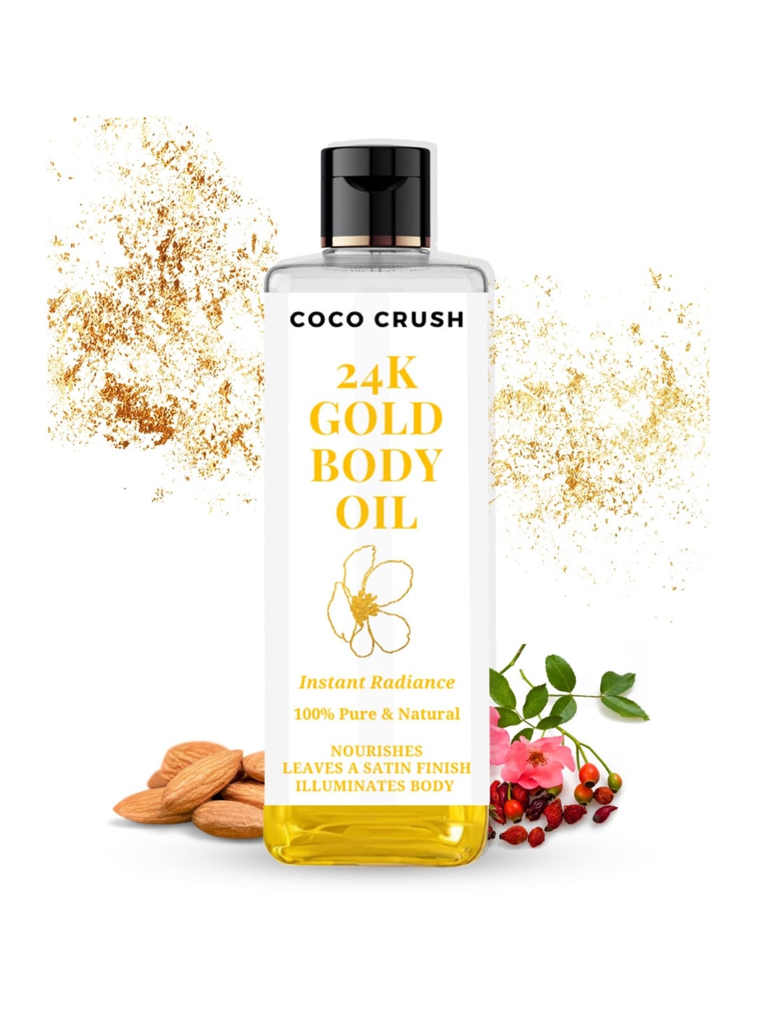 

Coco Crush 24K Gold Radiance Oil- 100ml, Transparent
