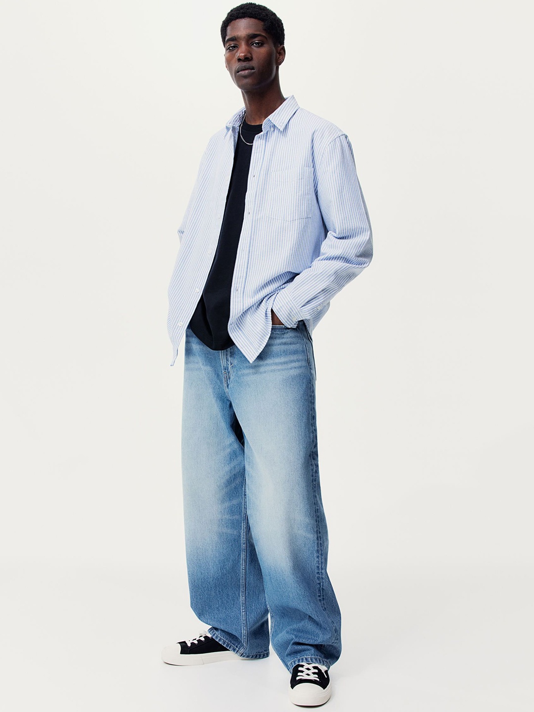 

H&M Baggy Jeans, Blue