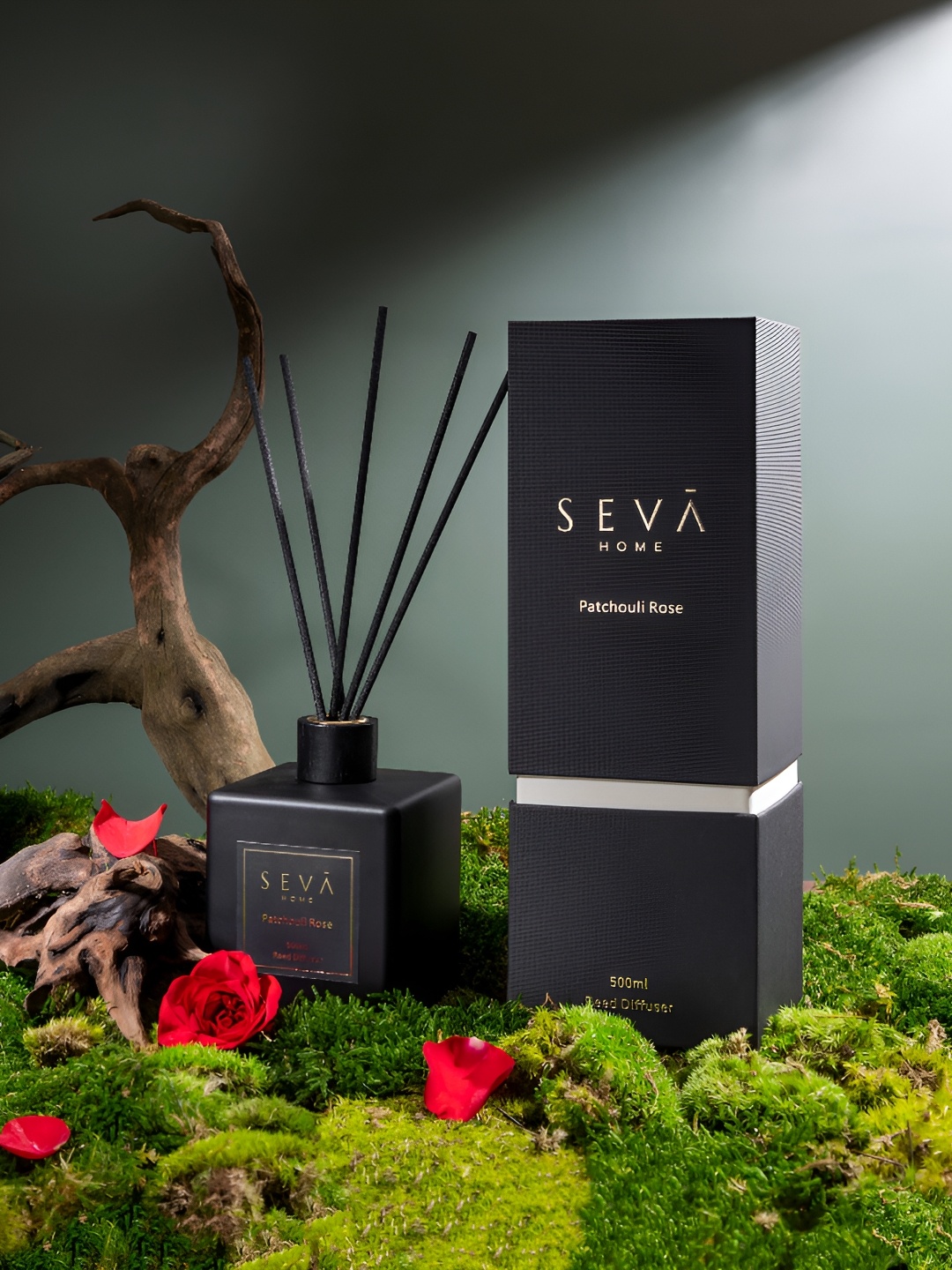 

Seva Home Signature Black Patchouli Rose Reed Diffuser- 500 ml