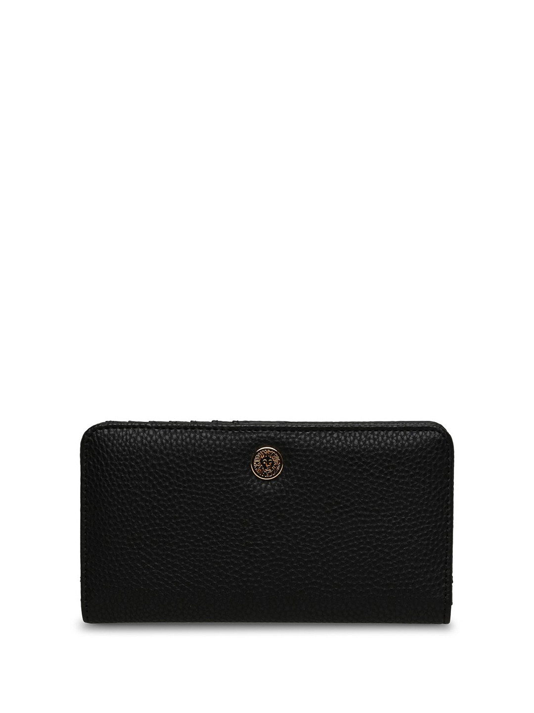 

ANNE KLEIN Structured Sling Bag with Applique, Black