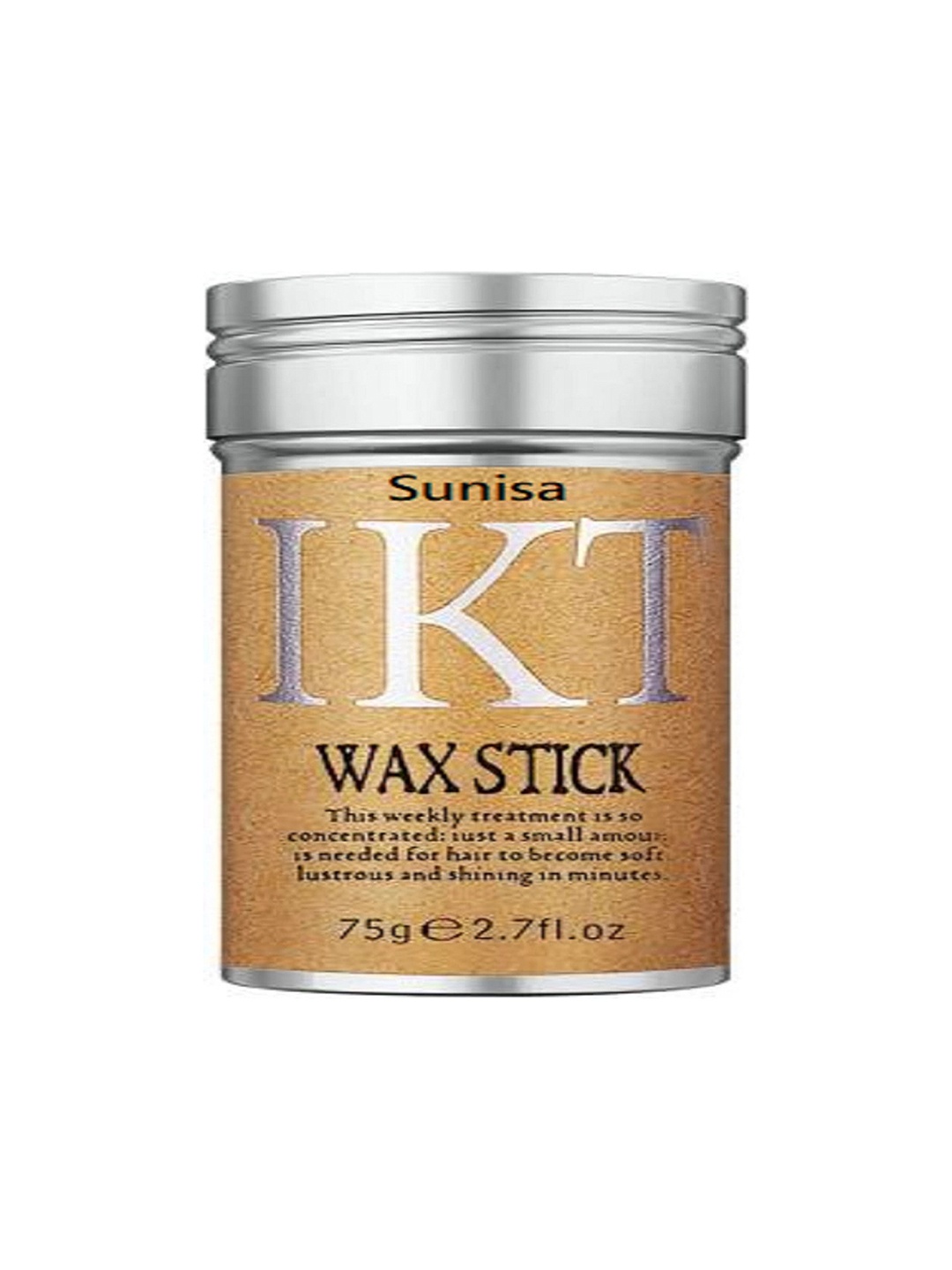 

SUNISA Hair Styling Wax Stick With Bees Wax & Avocado Oil -75g, Transparent