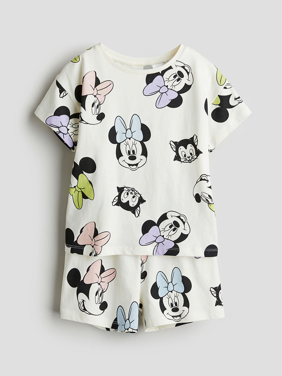 

H&M Girls Printed Pure Cotton Night Suit, White