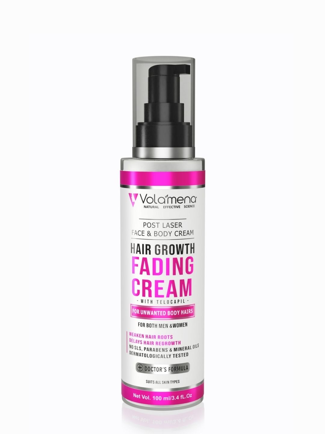 

Volamena Post Laser Hair Growth Fading Cream For Weaken Hair Roots With Telocapil-100ml, White