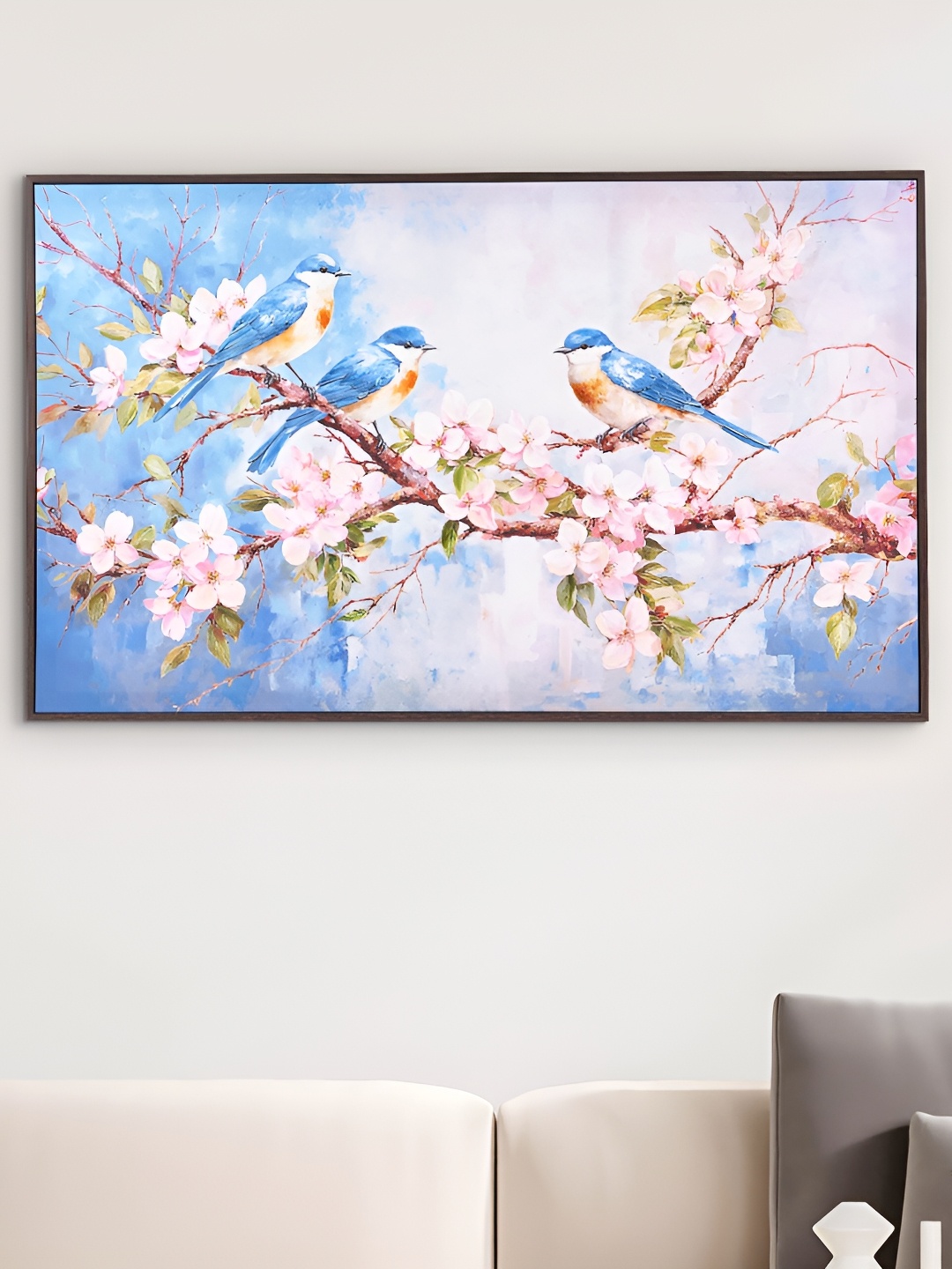 

Home Centre Blue Artistry Cherry Blossom MDF Wall Photo Frames